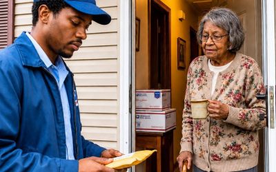 A 28-year-old delivery driver was annoyed by an 84-year-old widow ordering cheap junk every single day, until he realized