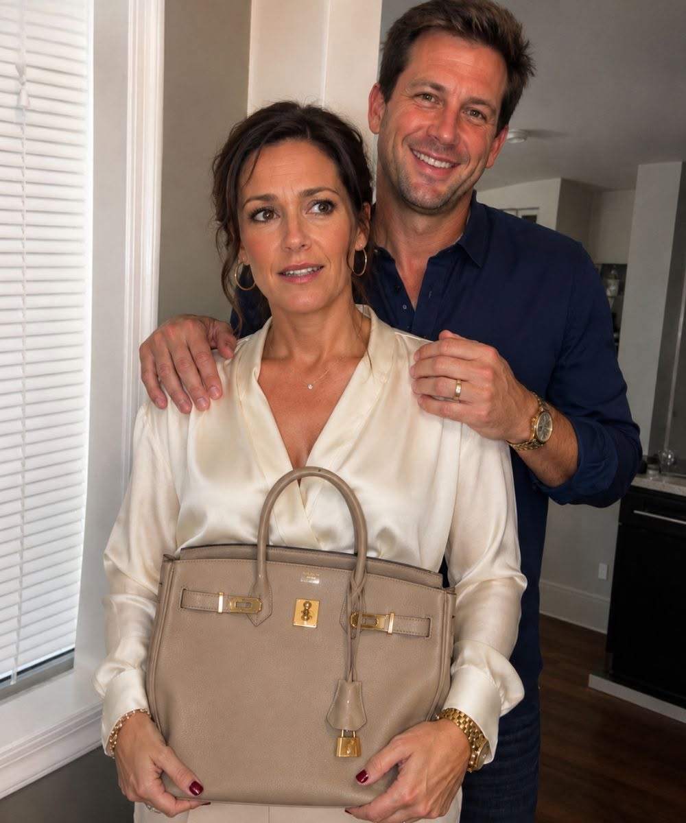 My husband was a cheapskate until he gave me a luxury handbag for my birthday party – when I found out why, I turned as white as a sheet and reached for my mobile phone.