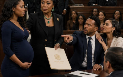 My husband pointed at my eight-month pregnant belly and told the judge, She has no income and no family support