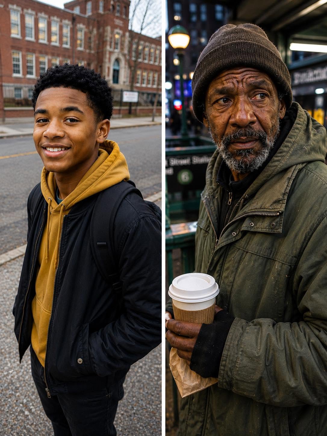 I Saw a Homeless Man Wearing My Missing Son's Jacket – I Followed Him to an Abandoned House, and What I Found Inside Made Me Nearly Collapse