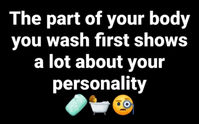 What the Way You Shower Every Day Can Reveal About You