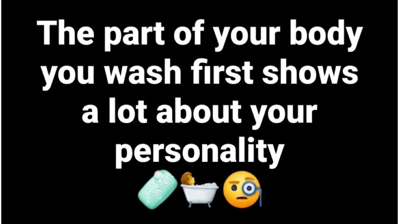 What the Way You Shower Every Day Can Reveal About You