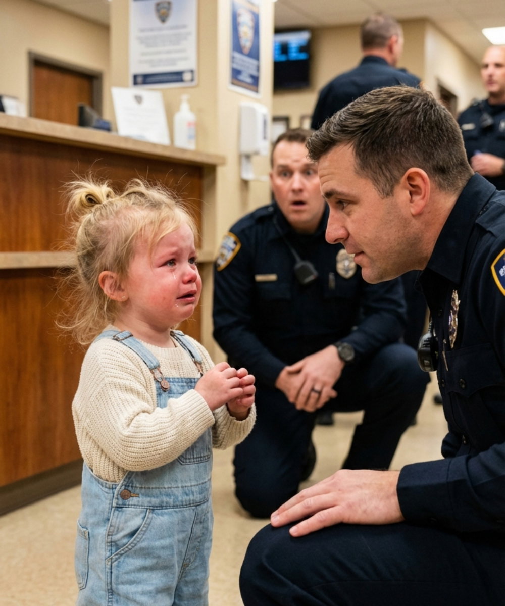 A little girl went to a police station to confess to a serious crime, but what she said left the officer completely shocked.