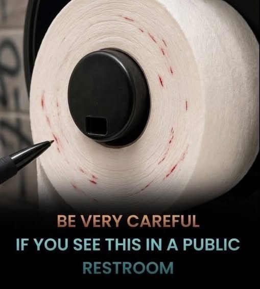 Be Very Careful If You Ever Go Into a Public Restroom and See This