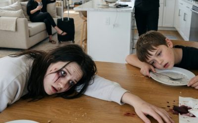 My husband cooked dinner, and right after my son and I ate, we collapsed.-olweny