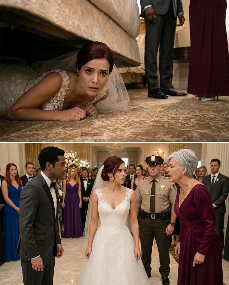 On my wedding night, I crawled under the bed, my veil still caught in my hair, giggling – one last silly prank before I became a wife. The door cre:aked. My husband’s voice came through, warm… then my mother-in-law’s voice cut through like ice. “Have you given it to her yet?” she hissed.