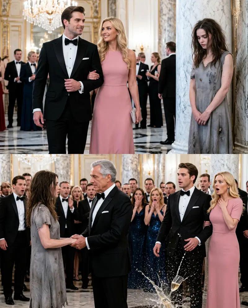 My husband hid me at the party for being embarrassed of my cheap dress… but his career cr:a:shed when the billionaire boss recognized my necklace and fell to his knees uncovering 30-year secret