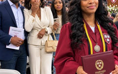 My parents told me to take the bus to my Harvard graduation because they were too busy buying my sister a brand-new Tesla, but when they finally showed up expecting to watch me quietly walk across the stage and go back to celebrating her, the dean took the mic, said my name, and my father dropped his program as the whole crowd learned what I had built while they were busy acting like I was never the child worth showing up for.