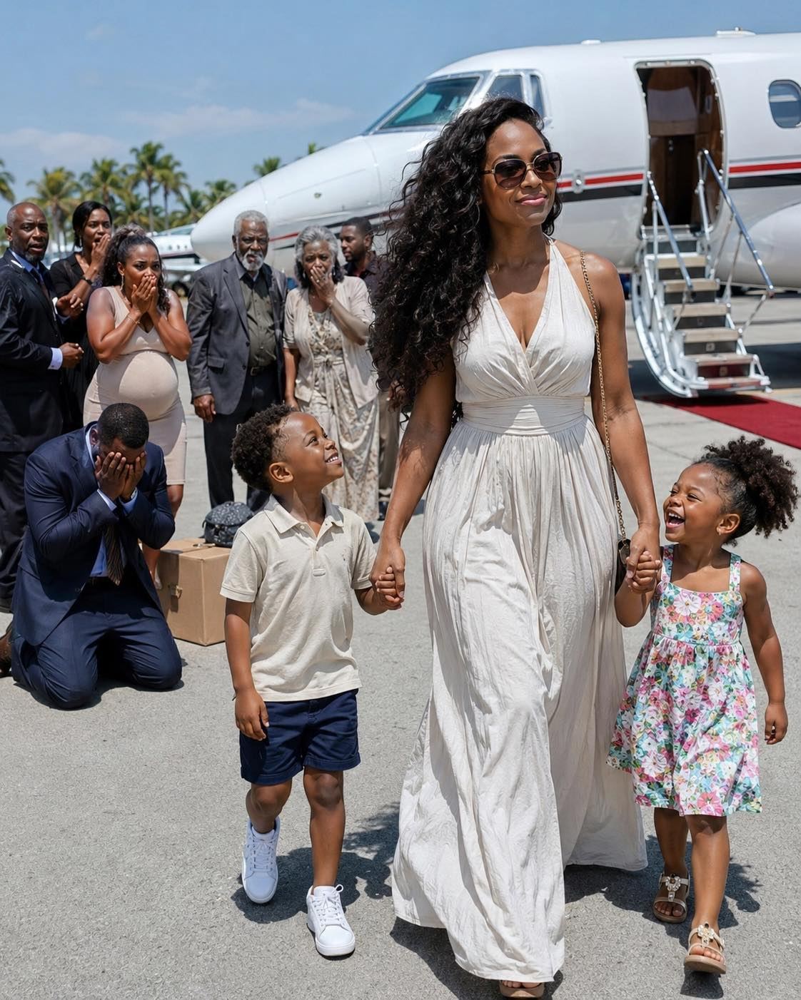 5 minutes after the divorce, I flew abroad with my two kids. Meanwhile, all seven members of my ex-in-law’s family had gathered at the maternity clinic