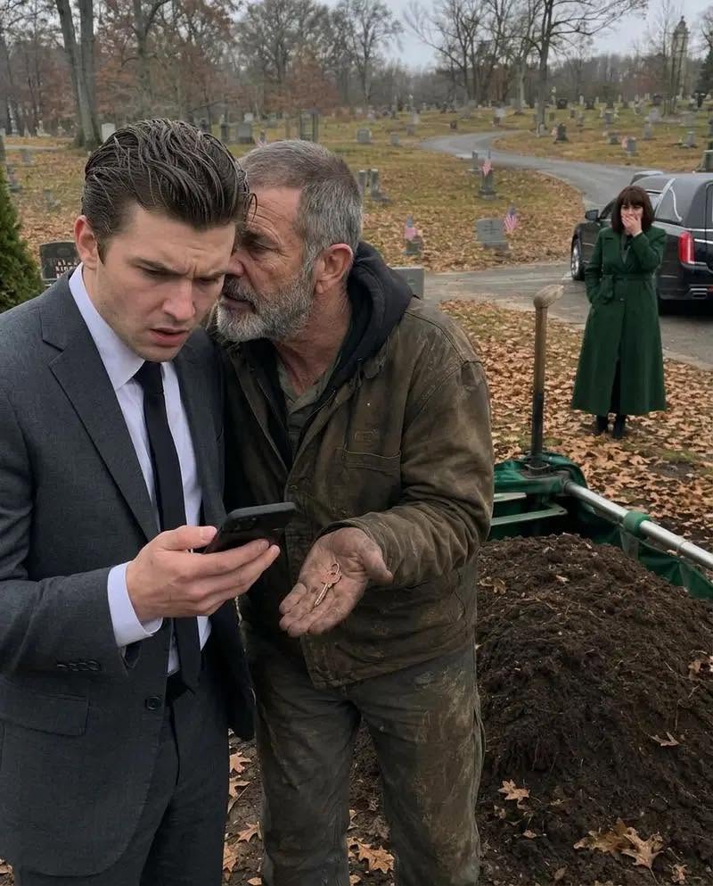 At My Father’s Graveside A Gravedigger Revealed The Coffin Was Empty And Handed Me A Key To The Truth