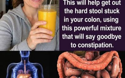 Get rid of all the stuck poop you've had in your body for a long time. This will even get rid of the gum you ate in kindergarten. With this powerful mixture, you'll say goodbye to constipation. I'll give you the recipe for a simple