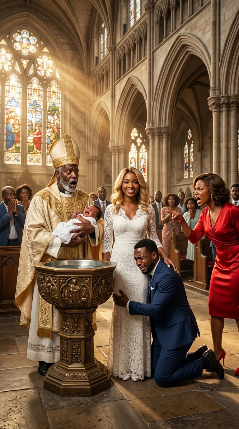 My wife got pregnant 14 years after my vasectomy, and my family told me to throw her out… “you look like a pathetic, weak cuckold,” she sneered. I didn’t say a word. I secretly took a dna test, but when I opened the results at our son’s christening, the room went dead silent. 1