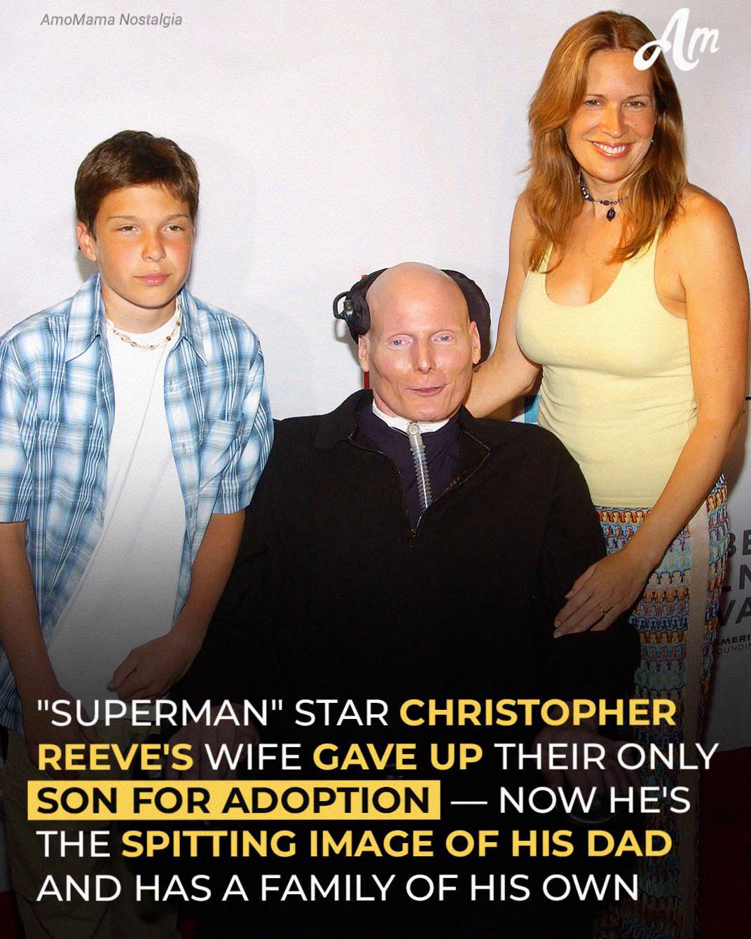 ‘Superman’ Christopher Reeve’s Son, Adopted by Neighbors, Impresses Users with His Resemblance to His Father – Photos