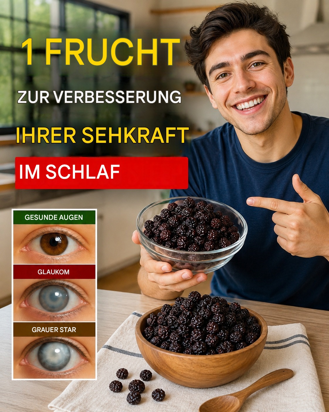 Which Fruits Should Be Eaten Before Bed to Support Eye Health in Old Age?