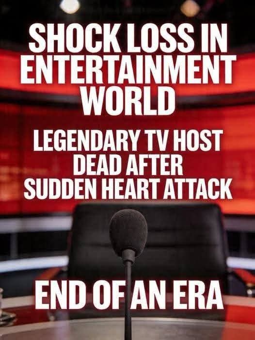 BREAKING: Beloved TV host dies suddenly at 74 after heart attac…See more ®