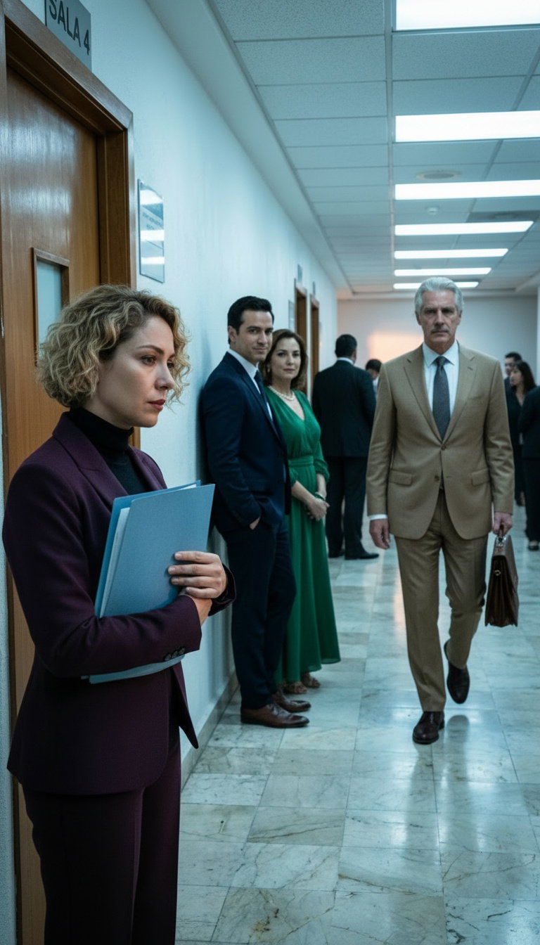 My husband laughed at me in the courthouse hallway because I didn’t have money for a lawyer. But he had no idea who was about to walk through that door