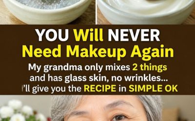 “You’ll NEVER Need Makeup Again My grandma mixes 2 things and has