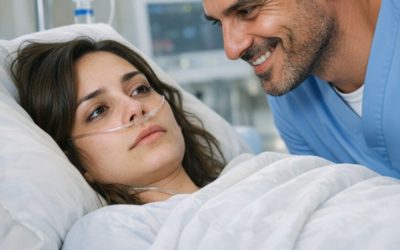 When doctors informed him that his wife had only a few days left, he bent over her hospital bed and, masking his satisfaction with a cold smile, murmured