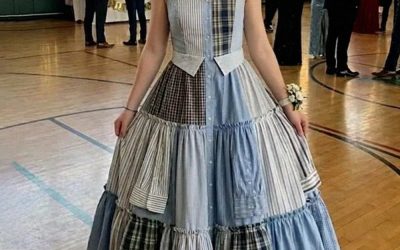 I Sewed a Dress From My Father's Shirts for Prom in His Honor