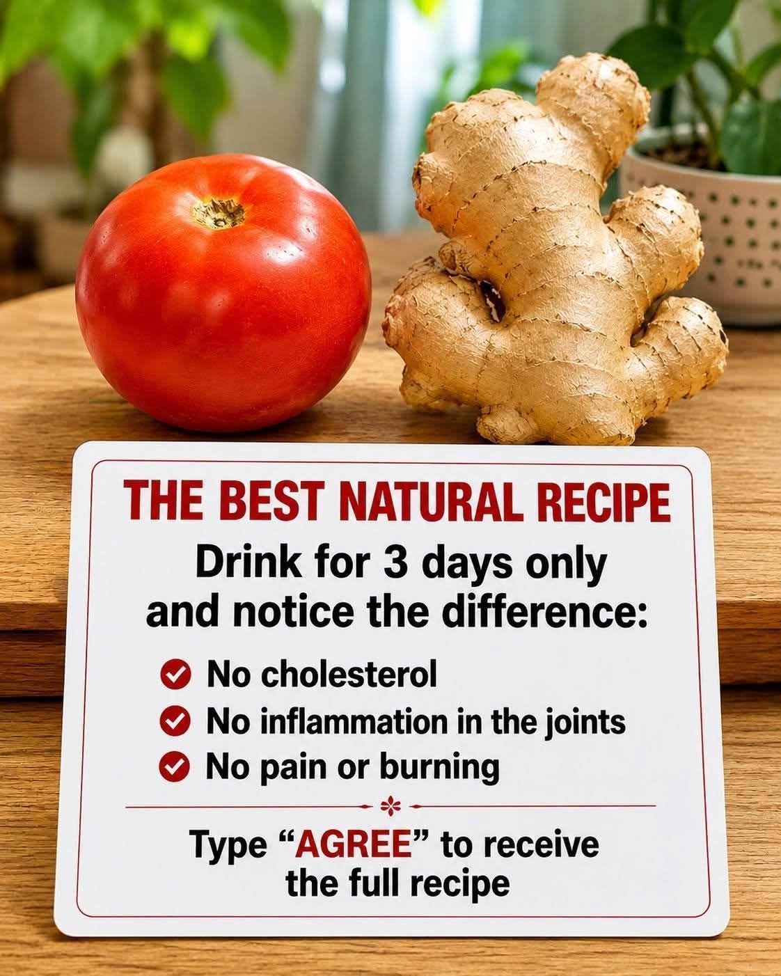 Take this for three days and you’ll notice the difference: zero cholesterol,