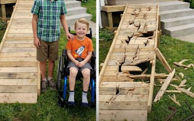 My Son Built a Ramp for the Boy Next Door