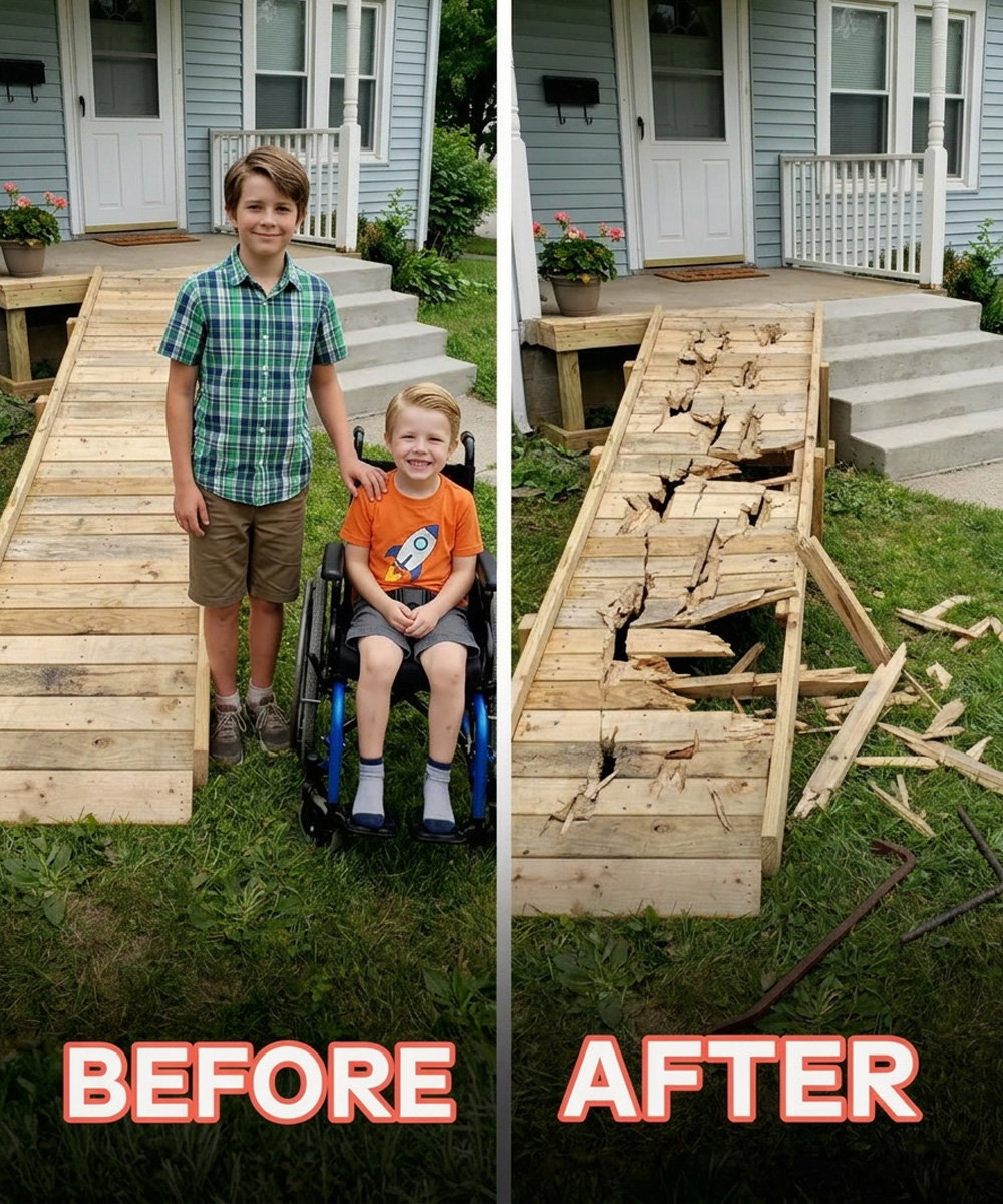 My Son Built a Ramp for the Boy Next Door